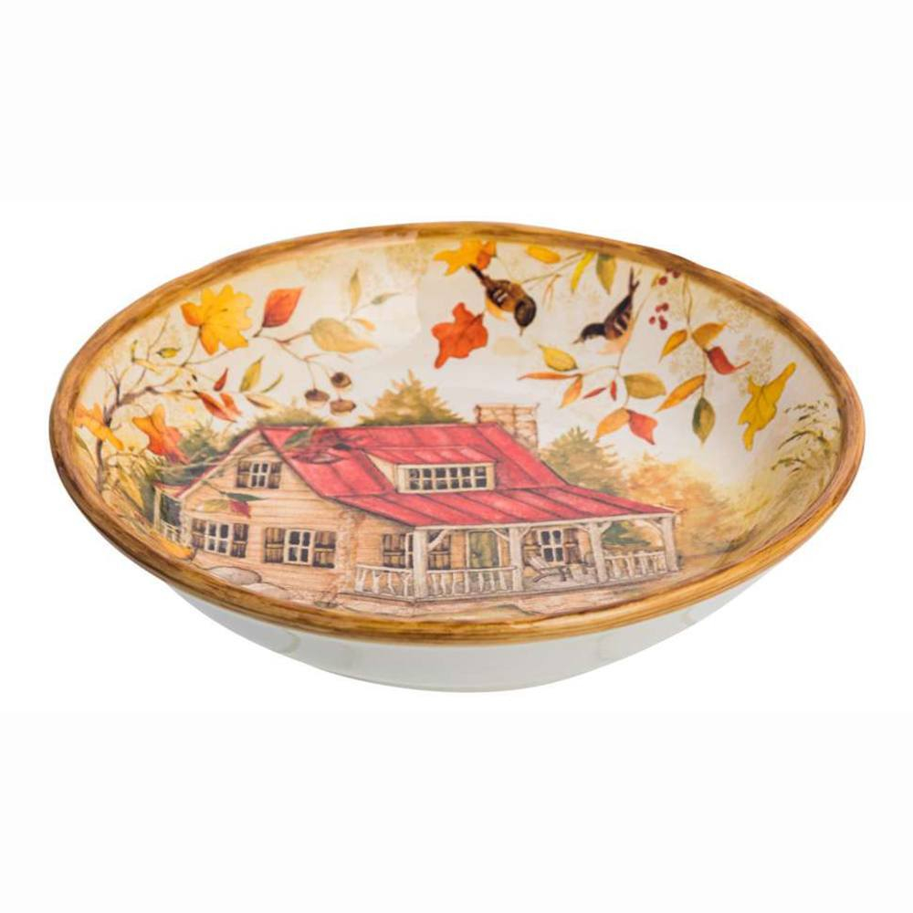 Тарелка суповая 21,3 см Certified Int. Сосновый лес