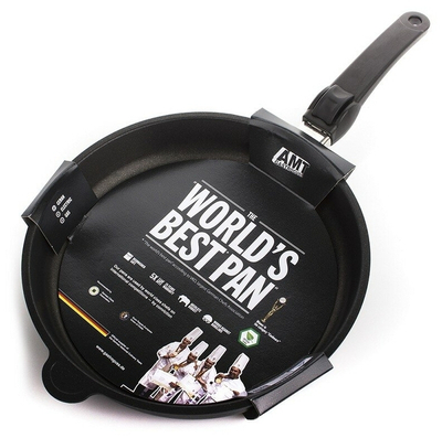 Купить в интернет-магазине посуды Этикет Сковороду с антипригарным покрытием для индукционных плит AMT I-524, 24 см, Frying Pans Titan, АТМ