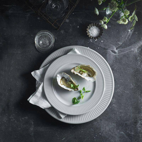 Тарелка обеденная 28 см, фарфор, белый, 214228BL1, Plisse, Pillivuyt