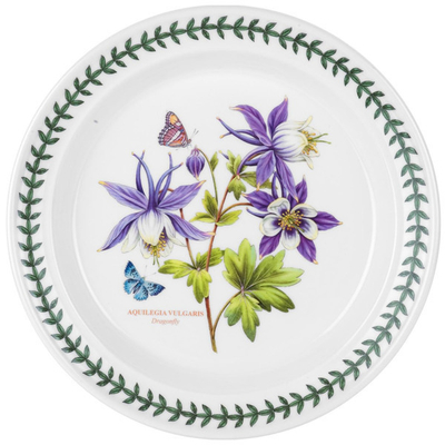 Тарелка обеденная Portmeirion "Ботанический сад. Экзотические цветы. Водосбор" 25см