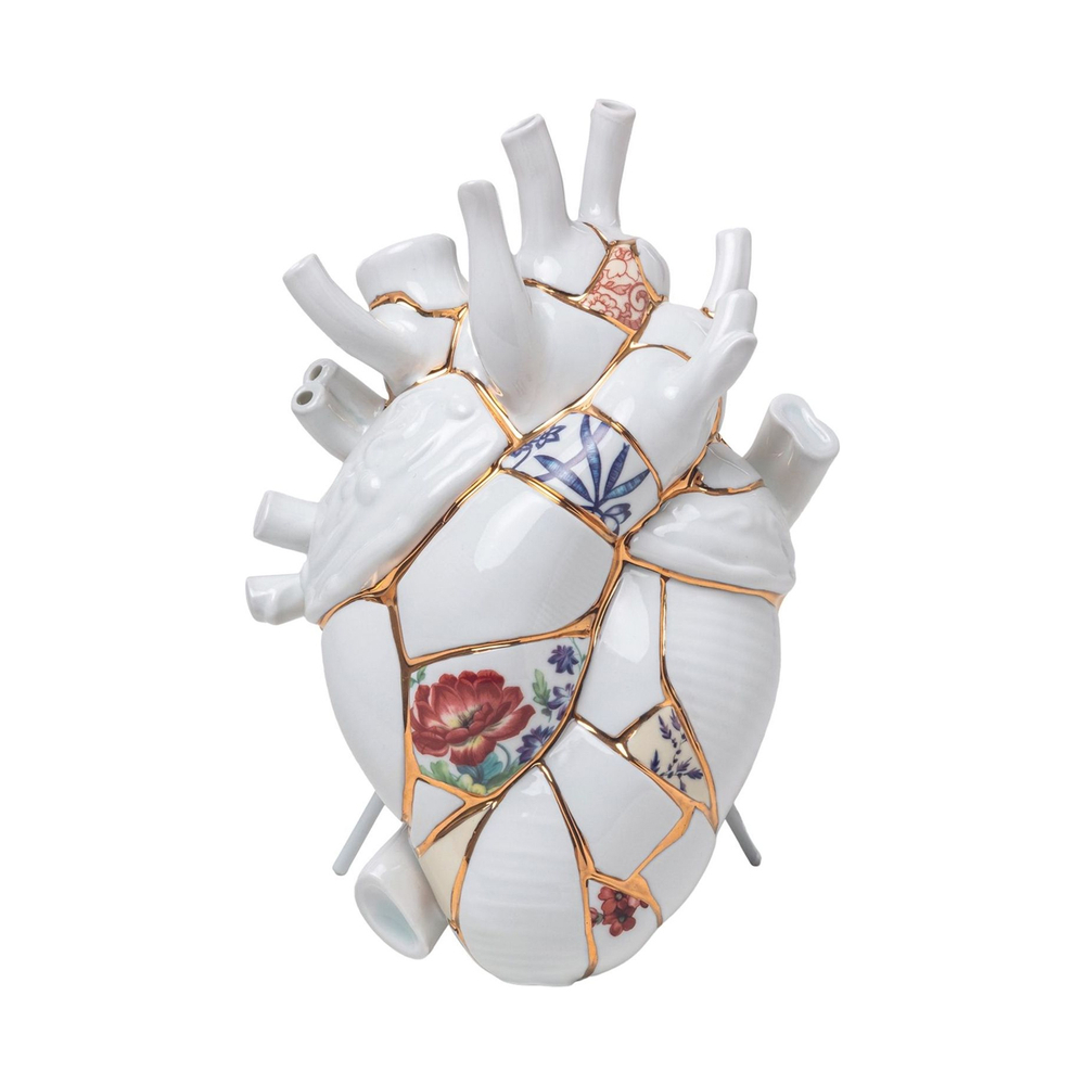 Ваза 25 см Love in Bloom Kintsugi, Seletti