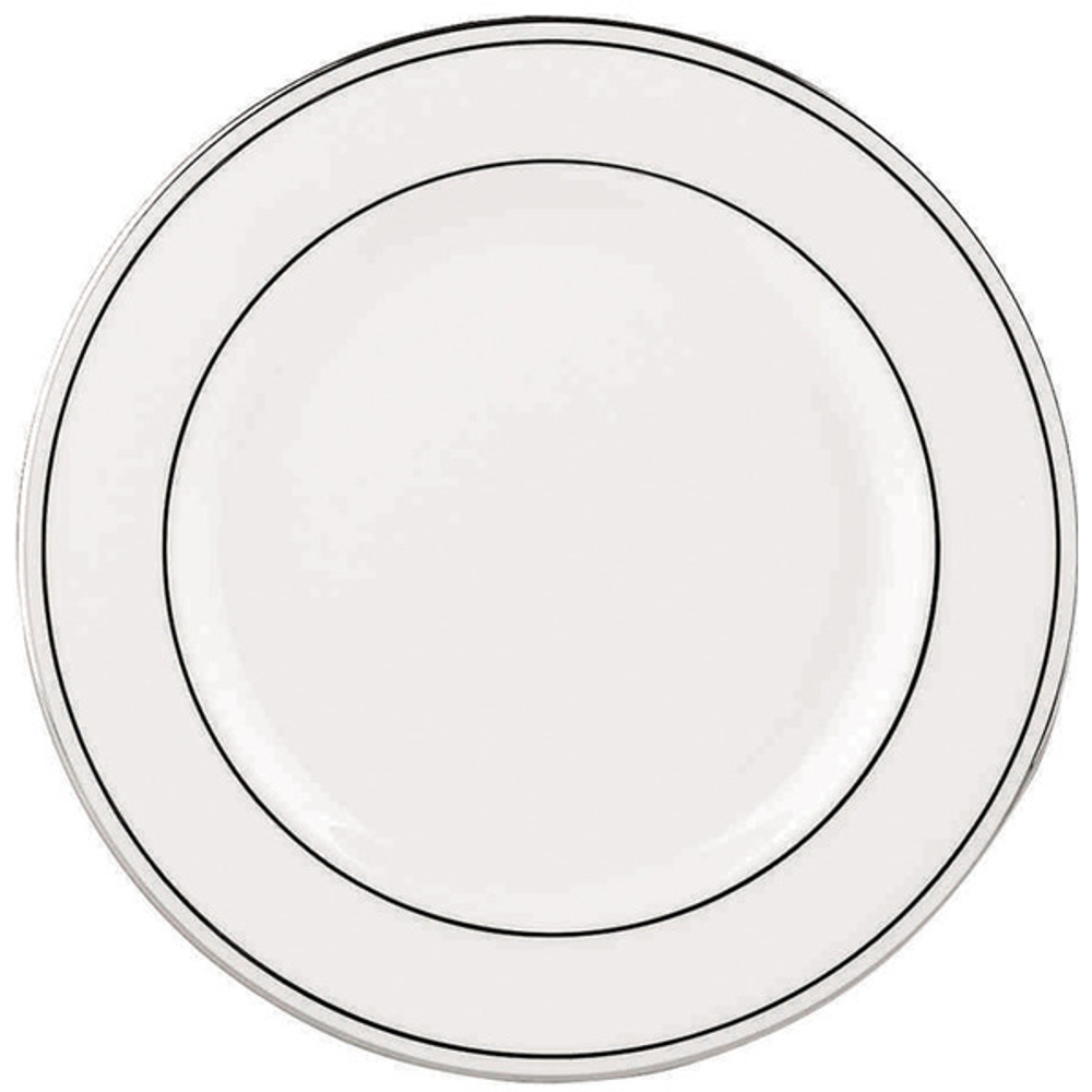 Тарелка обеденная 27,5 см, фарфор, LEN100210002, Федеральный платиновый кант, Lenox в интернет-магазине Этикет