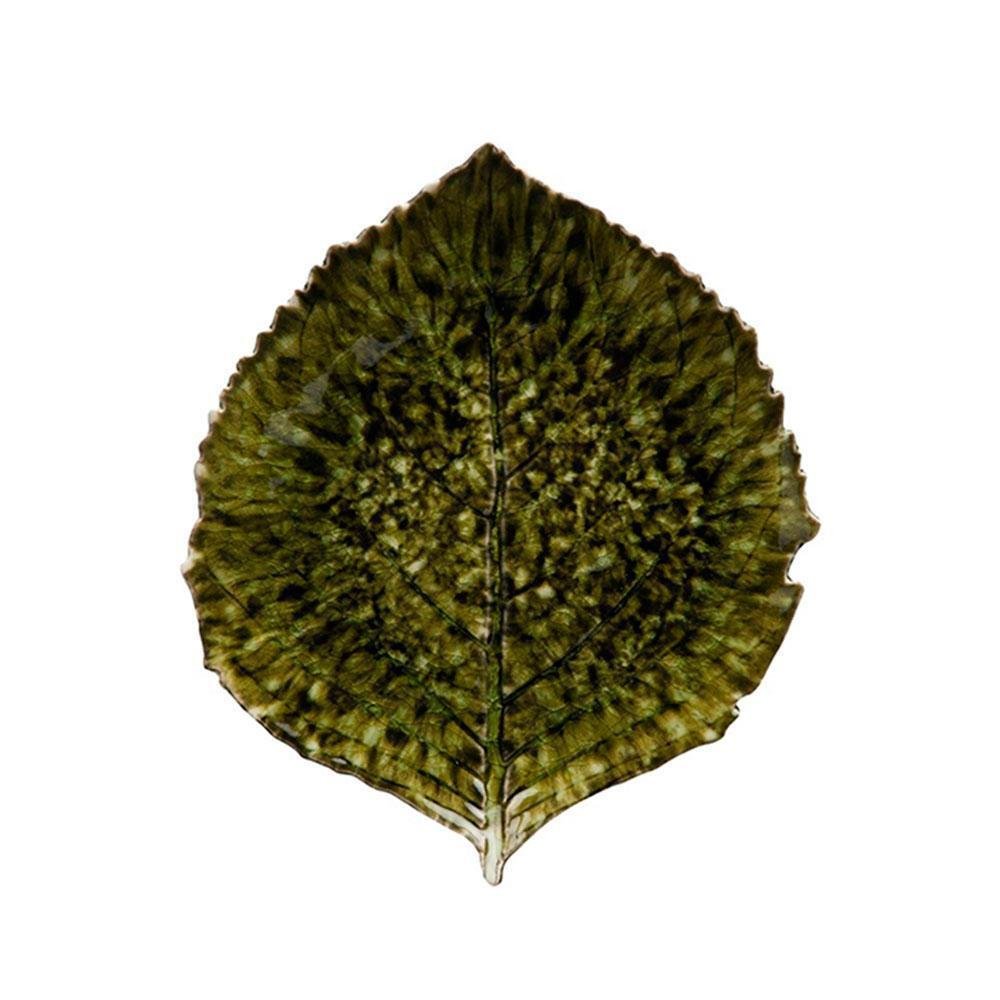 Тарелка Hydrangea leaf 21,8х19,1 см Costa Nova Riviera зеленая