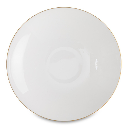 Тарелка суповая Narumi Сверкающее Золото 23 см, фарфор костяной