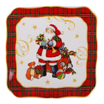 Тарелка десертная Мячик 15х15 см Certified Int. Винтажный Санта