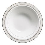 Салатник круглый Noritake Монтвейл Платиновый кант 24,5 см, фарфор костяной