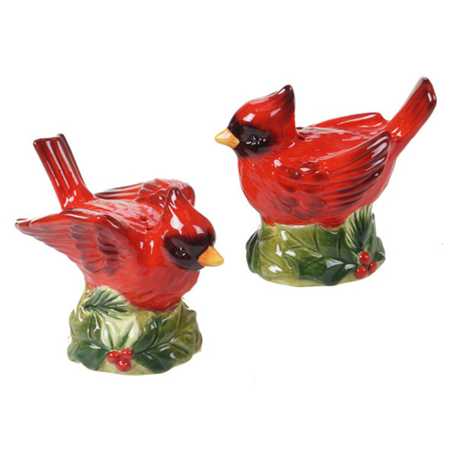 Набор для соли и перца Птицы 10 см Certified Int. Зимний сад