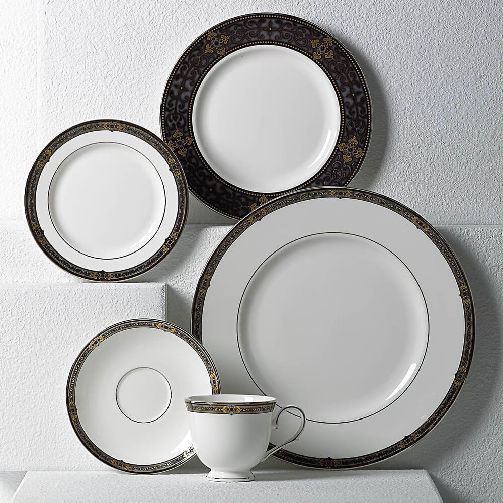 Этикет: Набор обеденных тарелок "Классические ценности" 6 шт, 27,5 см, фарфор, Vintage Jewel, Lenox