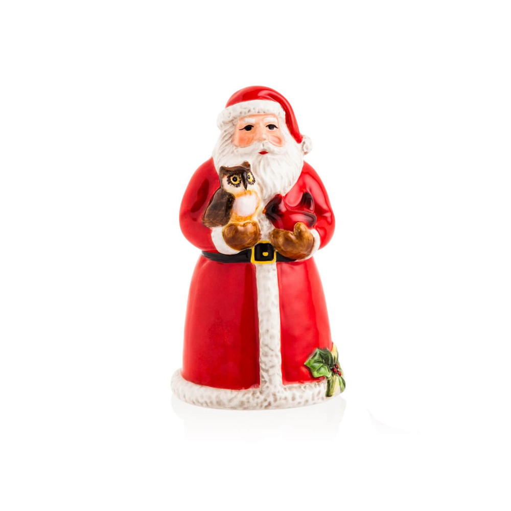Набор из солонки и перечницы "Санта" 10 см, керамика, 3CER28298, Магия Рождества, Certified International