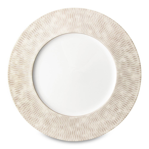 Тарелка подстановочная Narumi Белая мозаика 30 см, фарфор костяной