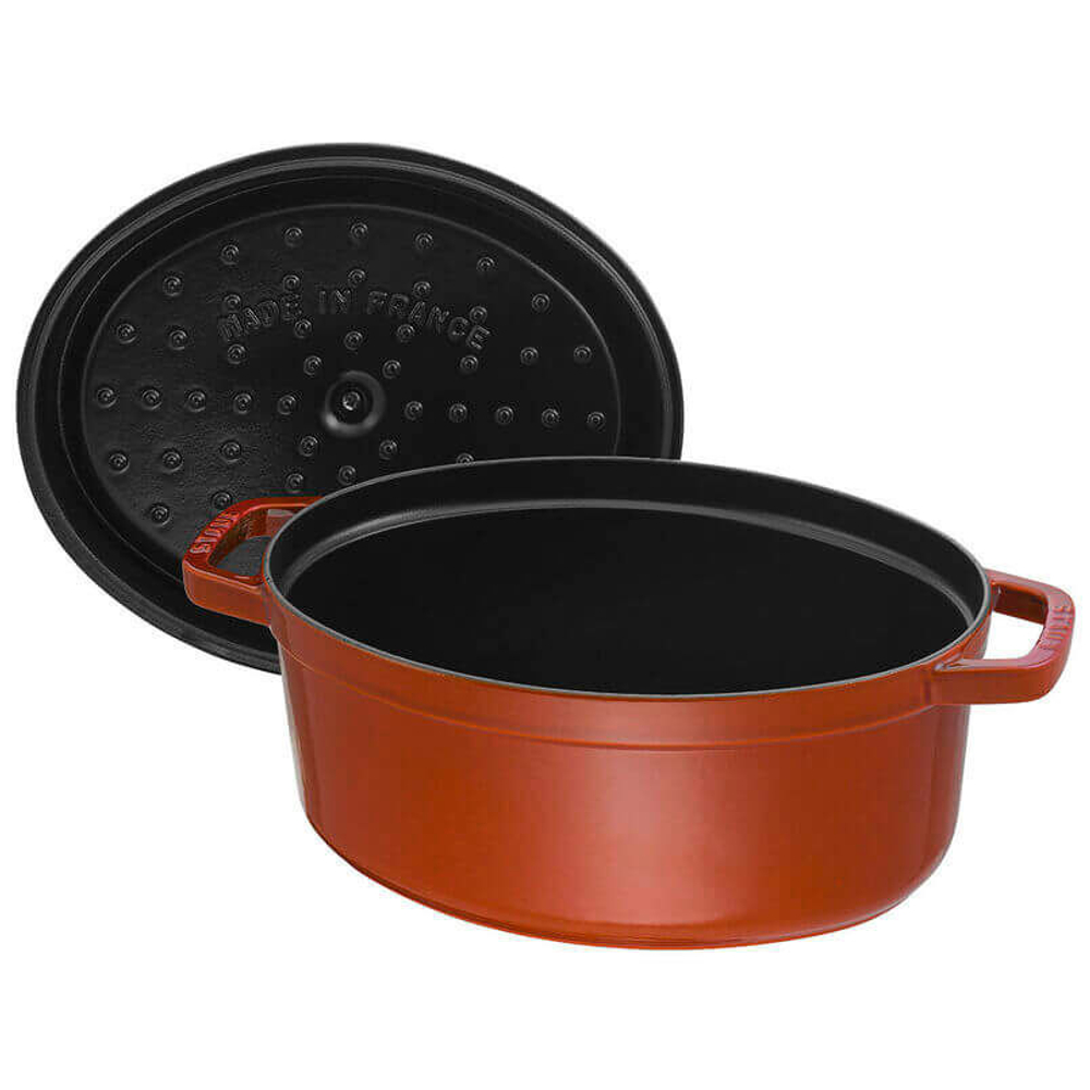 Кокот овальный, 29 см, корица, La Cocotte, Staub