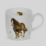 Фарфоровая кружка для чая и кофе "Забавная фауна. Лошадка", 310 мл, Royal Worcester