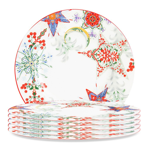 Набор тарелок десертных 20,5 см, 6 шт Mix&Match Home Счастливая Звезда