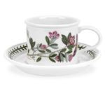 Чашка чайная с блюдцем Portmeirion"Ботанический сад. Рододендрон" 200мл
