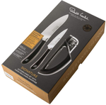 Набор кухонных ножей и точилка, 3 предмета, Signature Knife, Robert Welch