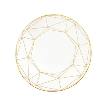 Набор десертных тарелок 23 см, 6 шт, Gem Cut, Prouna