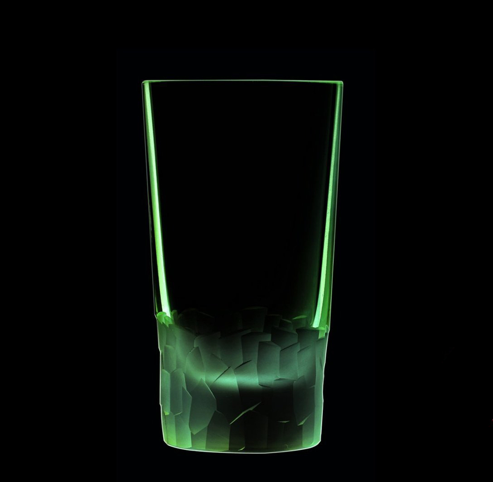 Набор высоких стаканов 330мл (6шт) INTUITION зеленый, Cristel d'Arques