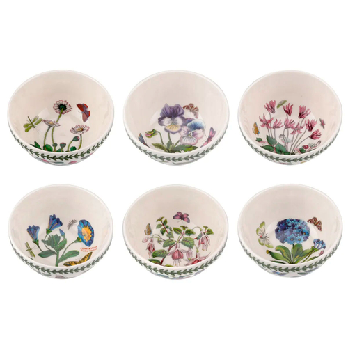 Набор порционных салатников 6 шт, 14 см, Portmeirion "Ботанический сад"