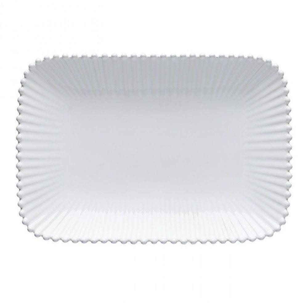 Тарелка 30,4х21,1 см Costa Nova Pearl White белая