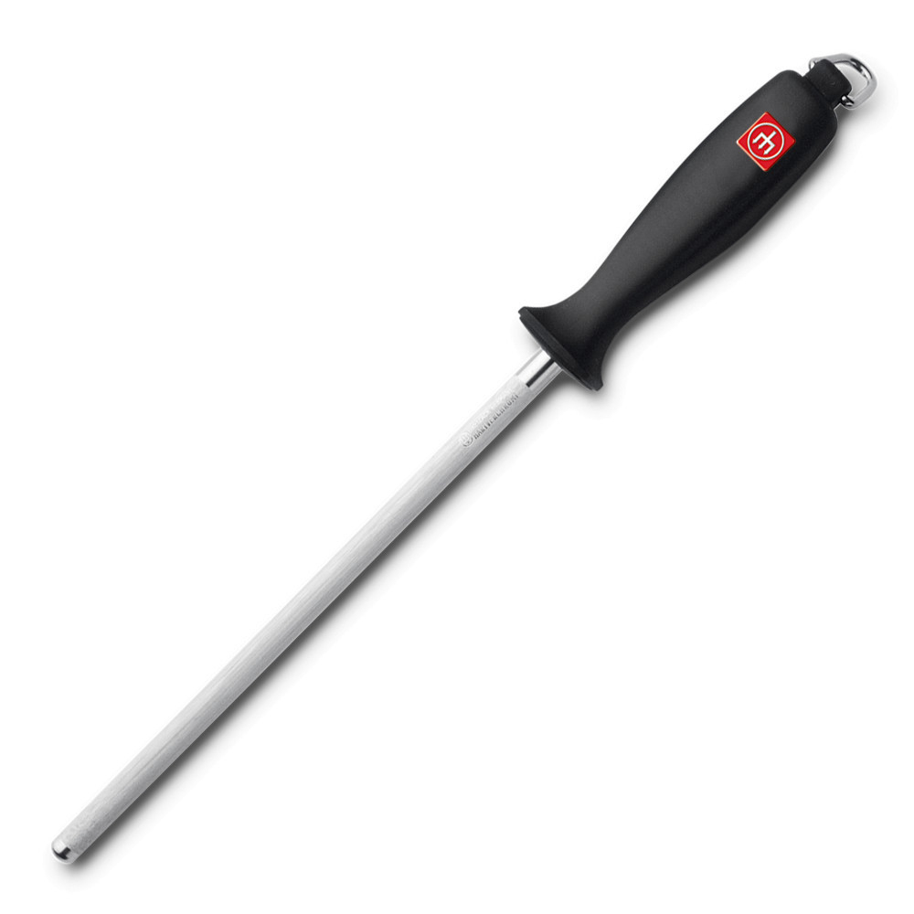 Мусат с кольцом с заточкой из стали 4463/23, длина лезвия 23 см, Sharpening steel, Wuesthof