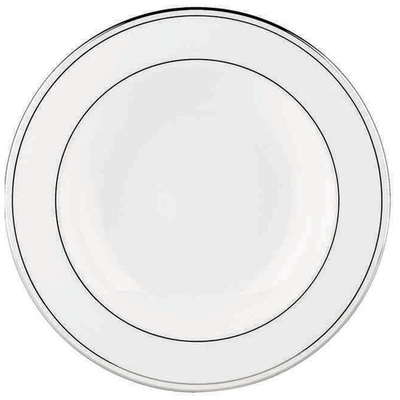 Тарелка суповая 23 см, фарфор, LEN100210362, Федеральный платиновый кант,Lenox в интернет-магазине Этикет