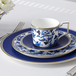 Чашка чайная с блюдцем Wedgwood Гибискус 220 мл, фарфор, п/к