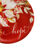 Тарелка закусочная 22 см Certified Int. Зимняя радость, Надежда