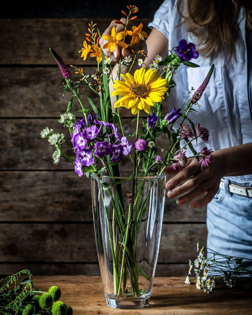 Ваза для цветов, хрустальная, 25 см, Carre, Nachtmann