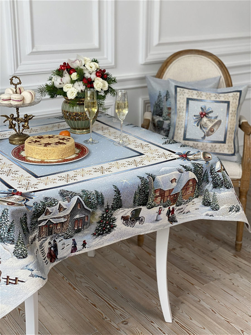 Наволочка 44x44 см, коллекция "Новогодний вечер", Le Gobelin