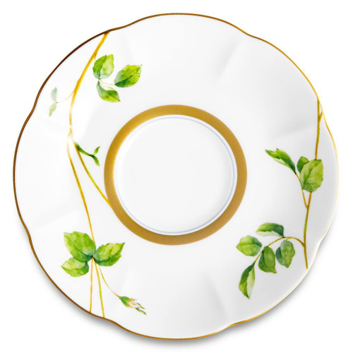 Чашка чайная с блюдцем Narumi Цветущая Роза 230 мл, фарфор костяной