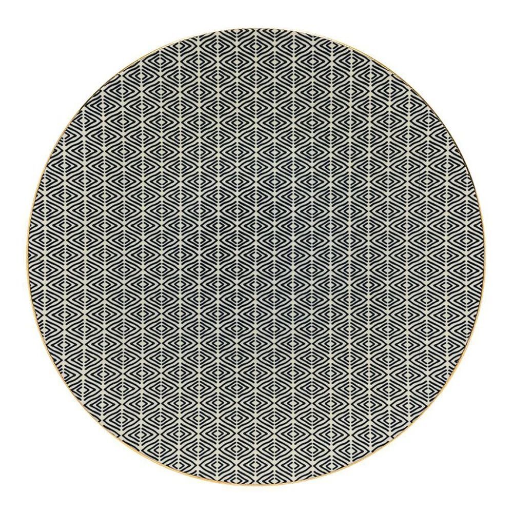 Тарелка подстановочная 34,6 см Costa Nova Augusta черная