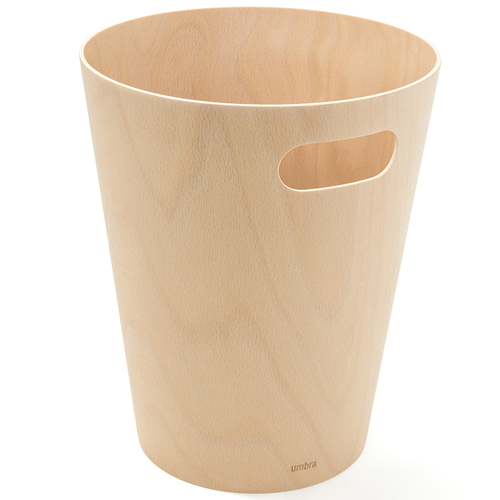 Корзина для мусора Woodrow натуральное дерево, Umbra