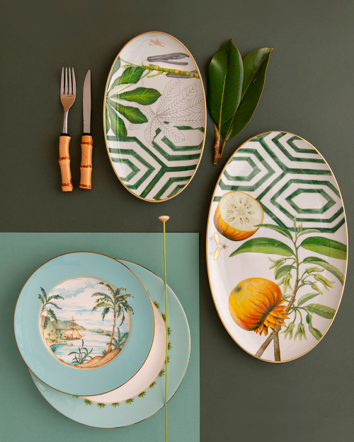 Блюдо овальное большое 39x24 см, Amazonia, Vista Alegre