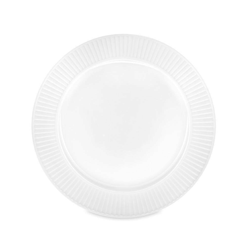 Тарелка обеденная 24 см, фарфор, белый, 214224BL1, Plisse, Pillivuyt