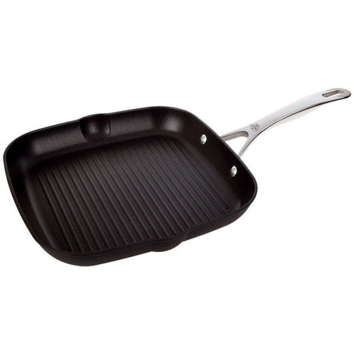 Сковорода-гриль алюминиевая c антипригарным покрытием, 28 см, Alba, Ballarini