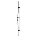 Панно для фотографий Flute, черное, 4 эл., Umbra