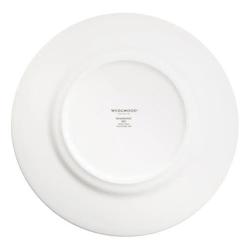 Тарелка закусочная Wedgwood Ренессанс 20 см, фарфор, красная