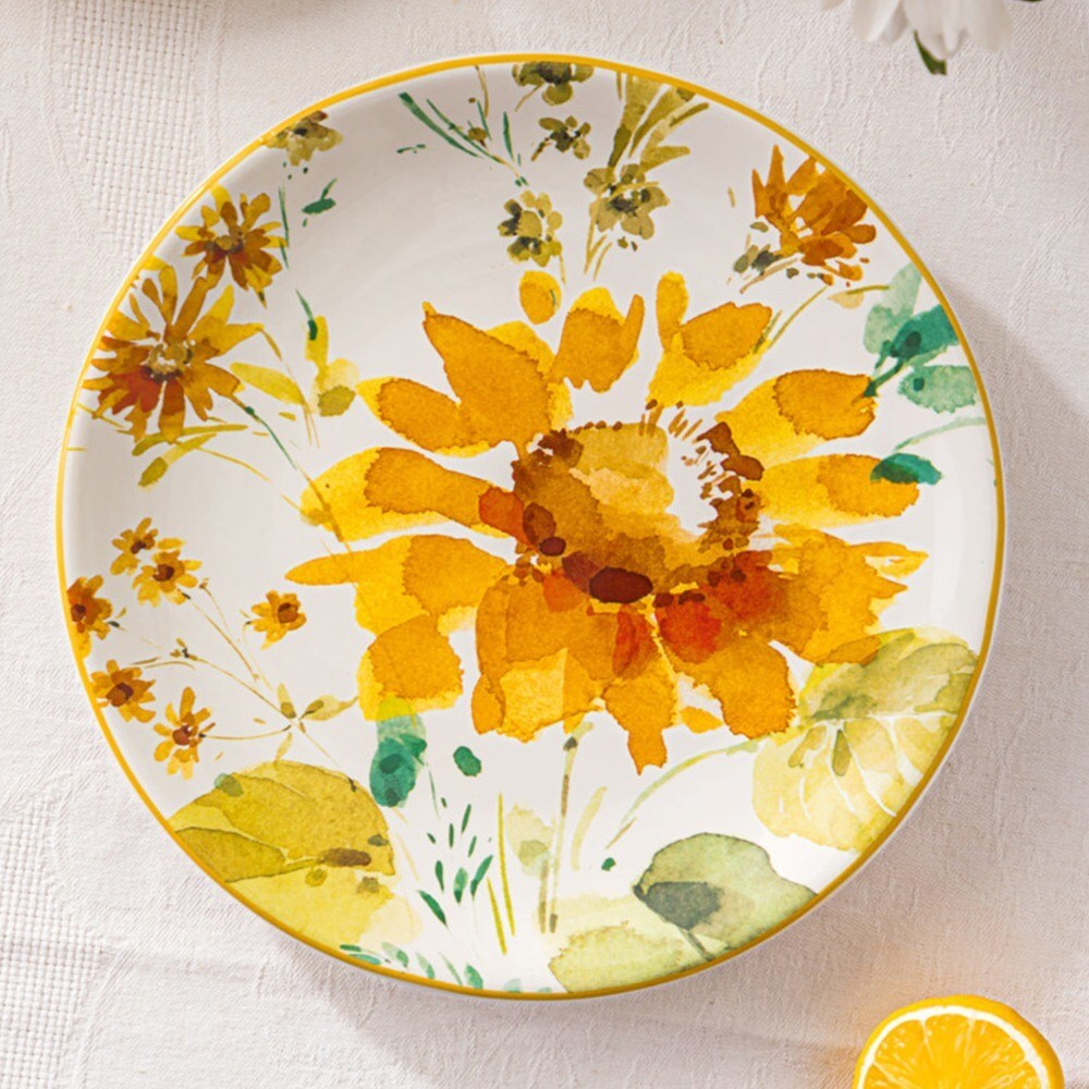 Тарелка закусочная 23 см Certified Int. Подсолнухи-1