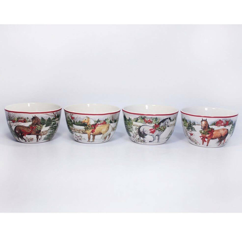 Салатник индивидуальный 13 см Certified Int. Рождество на ферме