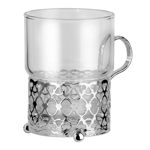 Стакан с подстаканником Античный 7х9 см Queen Anne