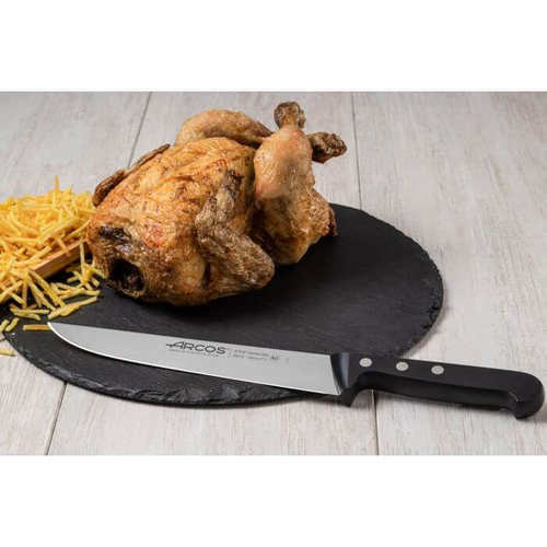 Нож для нарезки 19 см, из высокоуглеродистой нержавеющей стали, черный, 2815-B, Universal, Arcos