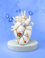 Ваза 25 см Love in Bloom Kintsugi, Seletti