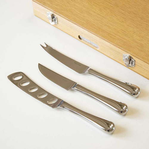 Набор ножей для сыра в подарочной упаковке, 3 шт., Radford Bright, ROBERT WELCH