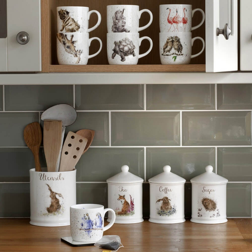 Фарфоровая подставка для столовых приборов "Забавная фауна. Заяц", Royal Worcester