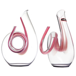 Хрустальный декантер ручной работы Curly Pink, 1.4 л, Riedel (розовый)
