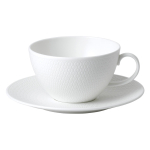 Чашка для завтрака с блюдцем Wedgwood Джио 340 мл, фарфор