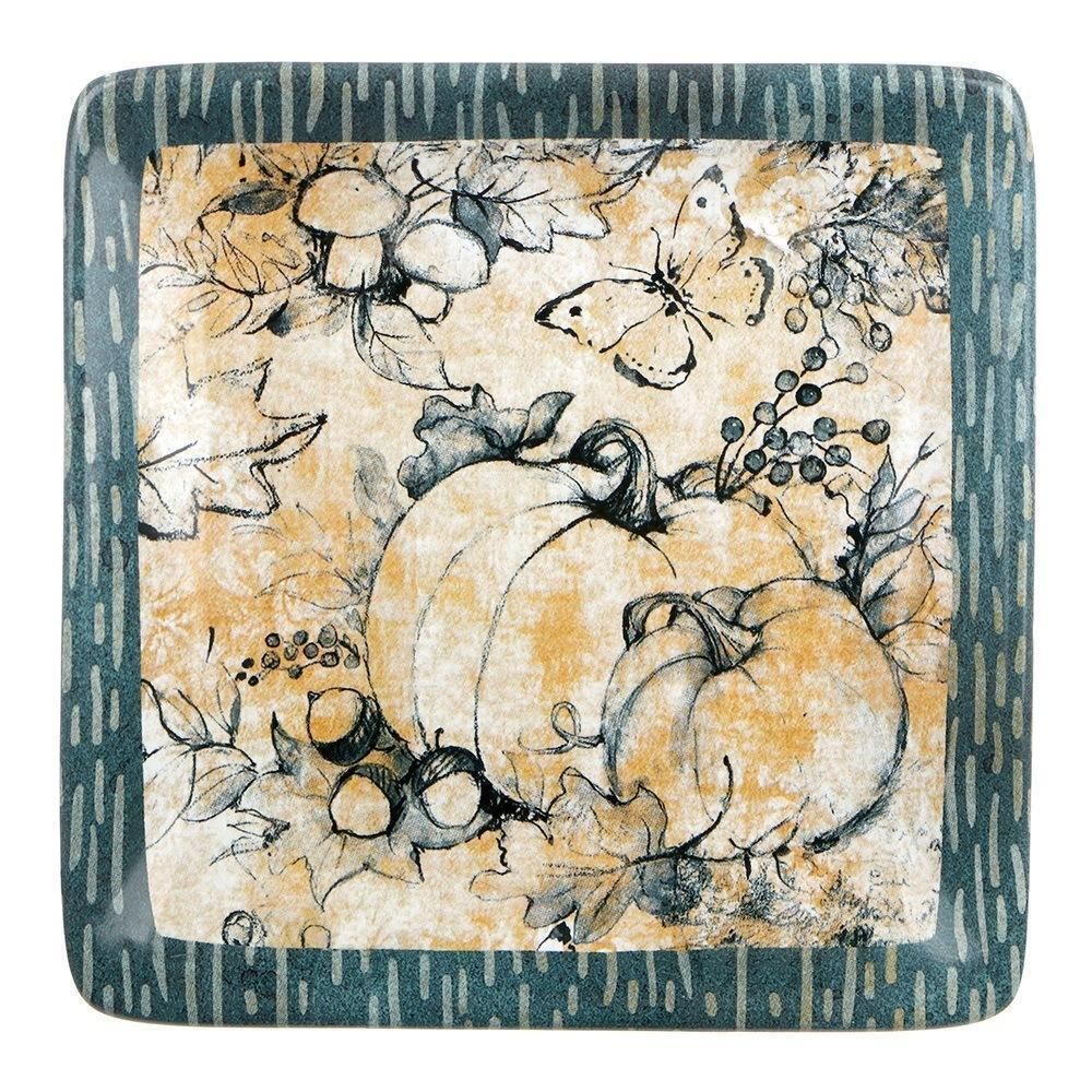 Тарелка пирожковая Тыквы 15х15 см Certified Int. Осенняя пора