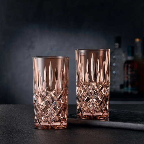 Набор высоких стаканов 2 шт, 395 мл для виски бронзовый, Noblesse, Nachtmann