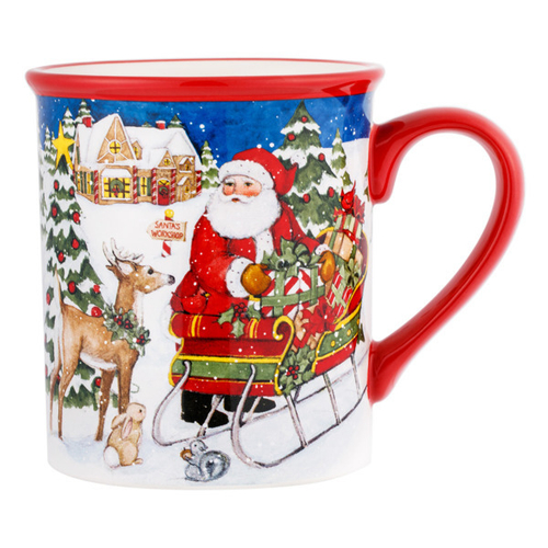 Кружка Зайчонок и бельчонок 470 мл Certified Int. Мастерская Санта-Клауса