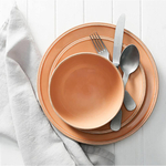 Тарелка подстановочная 34,3 см Costa Nova Friso Terracota оранжевая